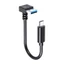 GODD 25 50 100cm Ngắn 5Gbps USB3 0 USB3 0 sang Type C Cáp 90 Độ Khuỷu Tay USB3 0 đến Type C Cáp