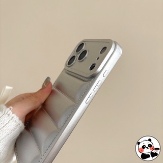 Vỏ áo khoác xuống cho Realme C65 C65S 5G 4G Vỏ điện thoại mềm chống sốc màu kẹo mùa đông sang trọng dễ thương