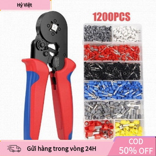【Hỷ】Kìm bấm cos vuông HSC8 6-4A tự điều chỉnh hộp 1200 đầu cos đủ loại cos ống tròn cos pin Kìm bấm cos tự điều chỉnh
