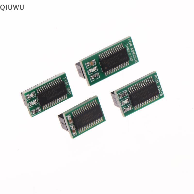 Mô-đun QIUWU TPM 2.0 12 / 14 / 18Pin Bo mạch chủ cho bảng mô-đun bảo mật MSI GIGABYTE ASRock.