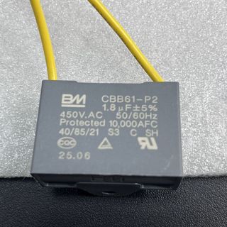 Tụ điện mồi BM 450VCBB61P2 Loại S3 chịu nhiệt độ với quạt cáp Dòng đa năng BM Baming Tụ điện 450VCBB6120251110