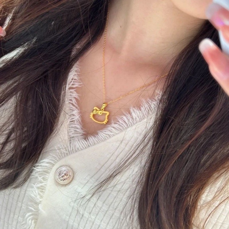 Vòng cổ hình mèo, thiết kế trống, phong cách Hàn Quốc - Quà tặng lý tưởng cho sinh nhật sinh viên