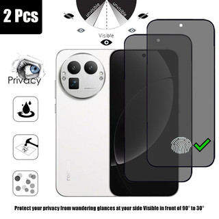 1-2 Chiếc Realme GT8 Pro Kính Cường Lực Chống Gián Điệp Bảo Vệ Màn Hình Riêng Tư Cho Realme GT 8 7 14 13 12 11 Pro Plus 5G
