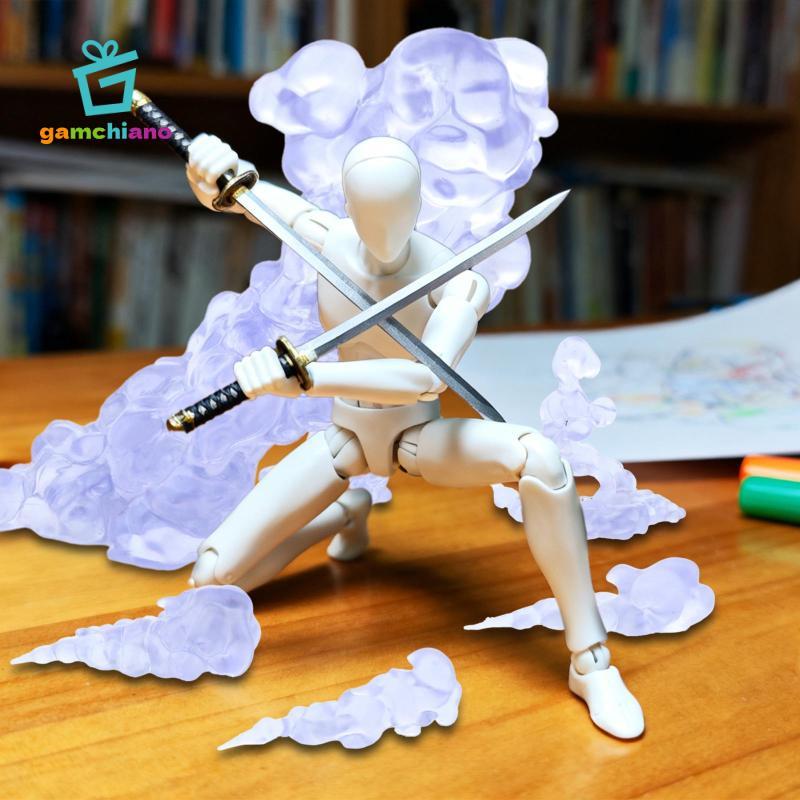 Gamchiano Hiệu Ứng Khói Mô Hình Phụ Kiện Trang Trí Đạo Cụ Sáng Tạo Nhân Vật Hành Động Một Phần Cho Búp Bê Di Chuyển Được Cho Gia Đình Để Bàn Thu Người Sở Thích