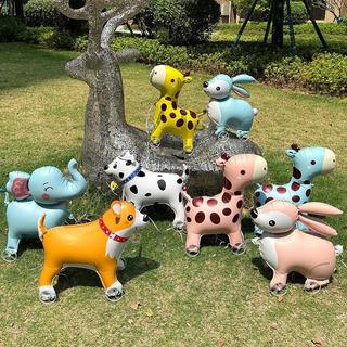Tutu 4D Phim Hoạt Hình Lá Bóng Voi Đứng Bóng Bay Đi Bộ Có Bánh Xe Cho Trẻ Em Trang Trí Tiệc Sinh Nhật Cho Bé Tắm VN