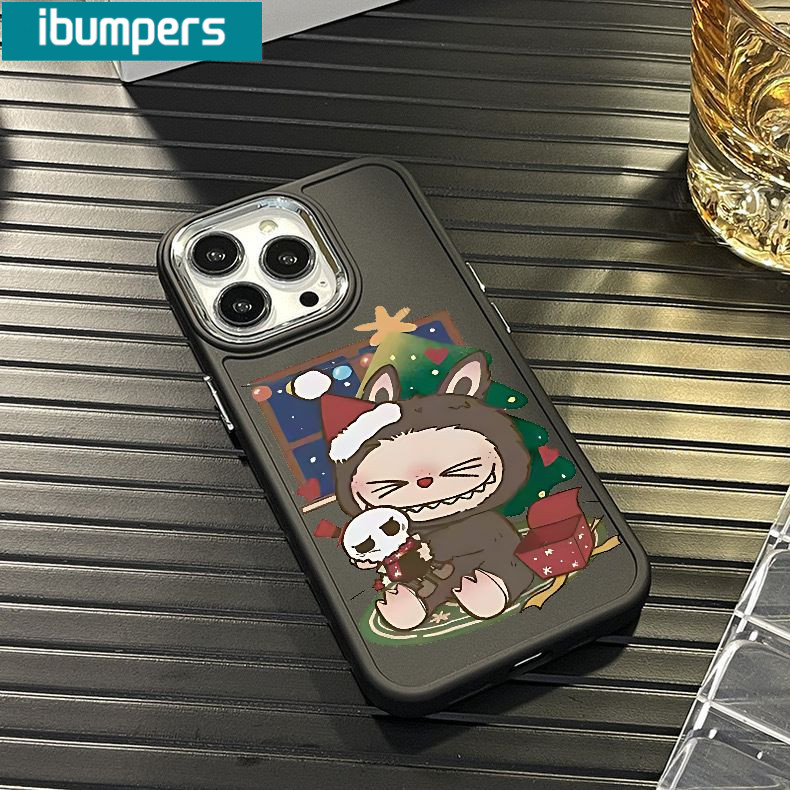 Ibumpers Ốp Điện Thoại Ngộ nghĩnh Dễ Thương Giáng Sinh Họa Tiết Hoạt Hình Silicon Mềm Cao Cấp Chống Sốc Cho iPhone 17 16 15 14 12 13 11 Pro Max IP 7 8 Plus Iphon X XS XR Xs Max