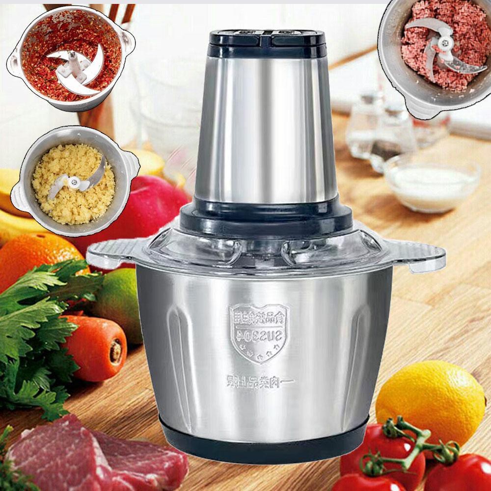 Máy Xay thịt - Máy xay thịt đa năng gia đình cối Inox 4 lưỡi đa năng,công suất 250W