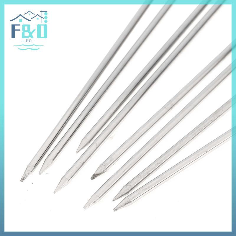 [F & O] 4 Que Cocktail bằng thép không gỉ Que trái cây Đồ uống tái sử dụng Martini Picks {vn}