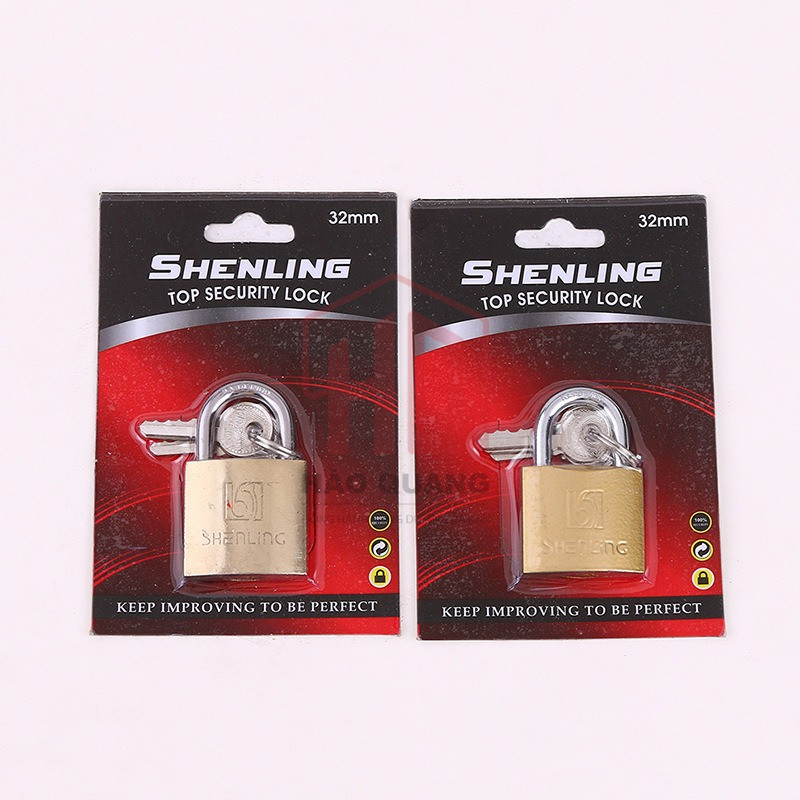 Ổ Khóa SHENLING 50mm – Khóa Chống Cắt Chống Rỉ – Kèm 3 Chìa – Khóa Bảo Vệ An Toàn Cao Cấp