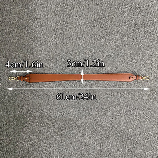 Dây Đeo Vai Xô Túi Thắt Lưng Thay Thế Nách Tay Cầm Di Động Da PU Màu Trơn Phong Cách Ngắn 61cm
