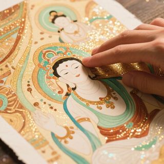 [Vận chuyển nhanh] Bộ màu nước GILDEDHOMIN, Bộ dụng cụ vẽ tranh Sơn màu nước nguyên khối ngọc trai đa chức năng, Sơn vẽ tranh 12 / 24 / 35 / 48 màu DIY