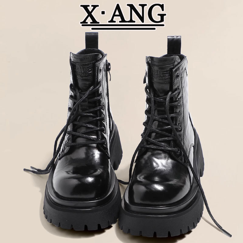 Phụ Nữ Đế Dày Tăng Cường Mùa Đông Phong Cách Mới Lông Cừu Dày Ấm Áp Giày Bốt Ngắn BLQI