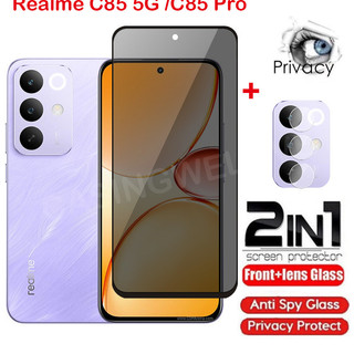 Bảo Vệ Màn Hình Cho Realme C85 Pro 5G 4G Realme C83 C100 C100i 5G 4G Kính Cường Lực Riêng Chống Gián Điệp Full Cover Bảo Vệ Màn Hình Chống Peek Phim Riêng Tư