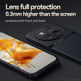 Bao Da Cho Honor X9c 5G Xe Từ Tính Giá Đỡ Sạc Không Dây Silicon Bảo Vệ Vỏ Điện Thoại Cứng HonorX9c