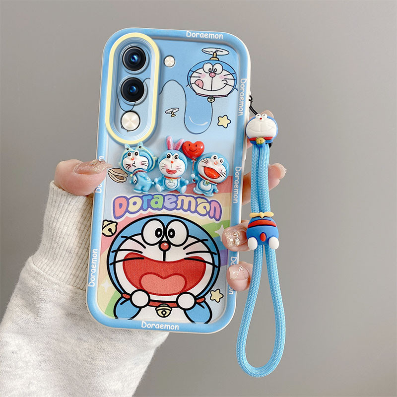 Ốp lưng cho vivo Y04 4G Y29S 5G anime chống rơi TPU mềm silicon 3D Vỏ điện thoại dễ thương Hoạt hình