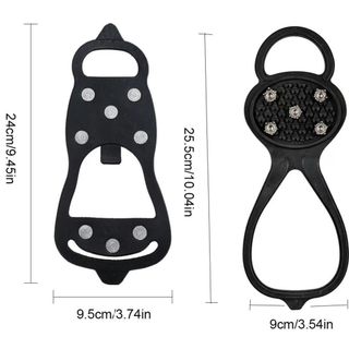 ZENIHCO 1 Đôi Giày Crampons, Chống Trơn Trượt Spike Ice Gripper Spike, Đa Năng 5 / 8 Răng Tuyết Crampons Cho Giày