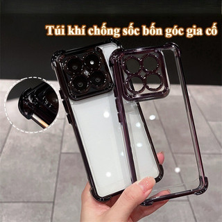 Ốp lưng trong suốt chống sốc không ố vàng cho Xiaomi 13 14 15 15T Pro Ultra 15S Pro Redmi Note 11 12 13 14 Pro 5G K60U