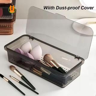 Hộp Bảo Quản PP Dày Có Thoát Nước - Dụng Cụ Sắp Xếp Đa Năng Cho Nhà Bếp Phòng Tắm Trang Điểm Chống Bụi 3 Kích Cỡ