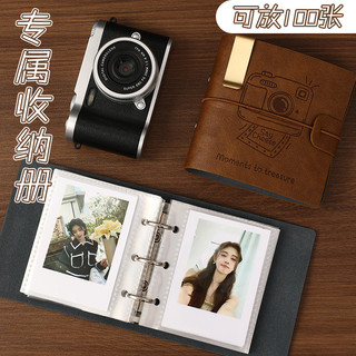 Polaroid Ảnh Giấy Lưu Trữ Sách Chuyên Dụng Dung Tích Lớn Retro Rời Sách Cặp Đôi Sách Kỷ Niệm diy10cm Sách Thẻ Du Lịch