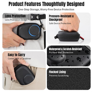 Dành Cho DJI Action 6 Máy Ảnh Thể Thao Solo Túi Bảo Vệ Di Động Túi Bảo Quản Cơ Thể Túi Chụp Ảnh