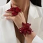 JVSUB 2 Cái / bộ Bộ Vòng Tay, Bộ Trang Sức Kim Loại Vintage Nhẫn Mở, Hợp Thời Trang Phóng Đại Hoa Lớn Phụ Kiện Dự Tiệc Cho Nữ