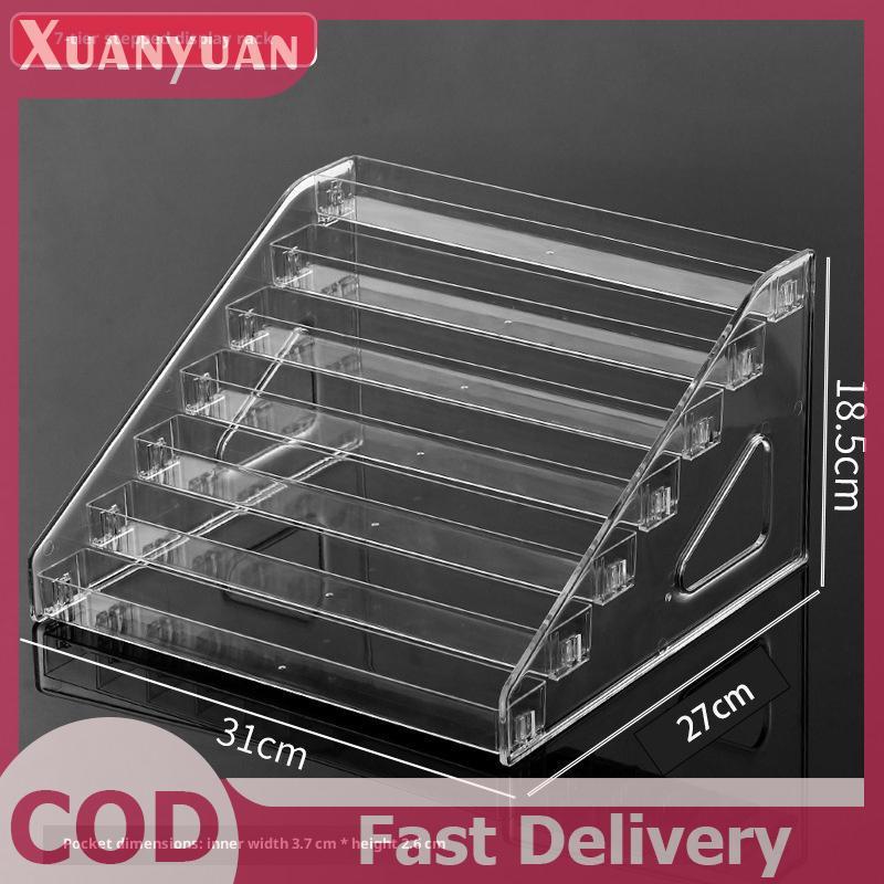 XUAN Acrylic Trong Suốt Nhiều Lớp Sơn Móng Tay Màn Hình Đứng Son Môi Hộp Bảo Quản Nhựa Nail Salon Mỹ Phẩm Để Bàn Giá Trưng Bày VN