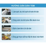 Bộ tem dán sườn xe vf3, tem xe gia đình phong cách, Decal Sticker dán xe vf3, nhiều mẫu HOT cho bạn lựa c — ảnh 3