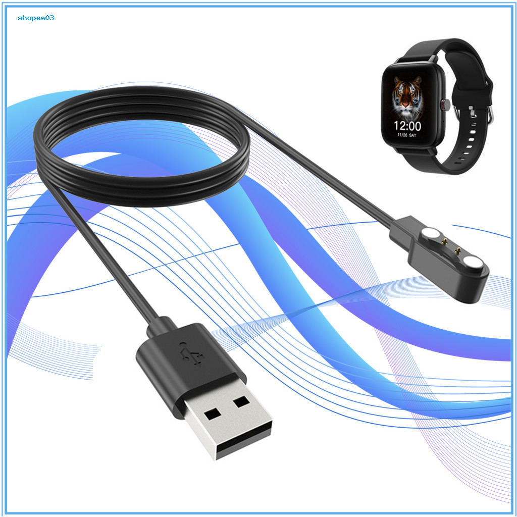 [Ky] Phụ kiện đồng hồ Dây sạc USB Colmi P8 Max 2022 Đồng hồ thông minh Sạc từ tính Dây sạc USB nhanh để thay thế Phụ kiện thay thế Lựa chọn hàng đầu của người mua Đông Nam Á