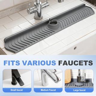 Bồn Rửa Nhà Bếp Vòi Thảm 2026 Có Thể Gập Lại Vòi Thảm Cho Bồn Rửa Nhà Bếp 30in Vòi Silicon Bảo Vệ và Thảm Thoát Nước Giữ Mặt Bàn Bảo Vệ Bắn Khô silicone xốp ổn định an toàn đơn giản