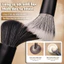Bộ cọ trang điểm 12 cây mini lông mềm mại thân gỗ chắc chắn, bộ cọ makeup cá nhân tiện dụng
