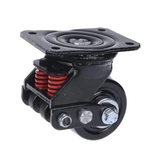 3inch Im Lặng Giảm Chấn Đa Năng Bánh Xe 400kg Lò Xo Chống Địa chấn caster Thiết Bị Nặng Cổng Bánh Xe Công Nghiệp