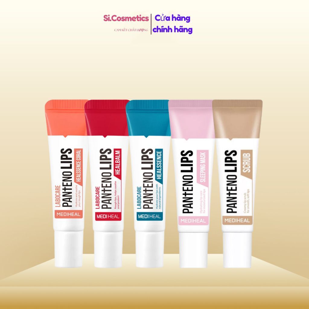 Son Dưỡng, Tẩy Da Chết Giảm Thâm Môi, Bong Tróc Mediheal Labocare Panteno Lips Healbalm