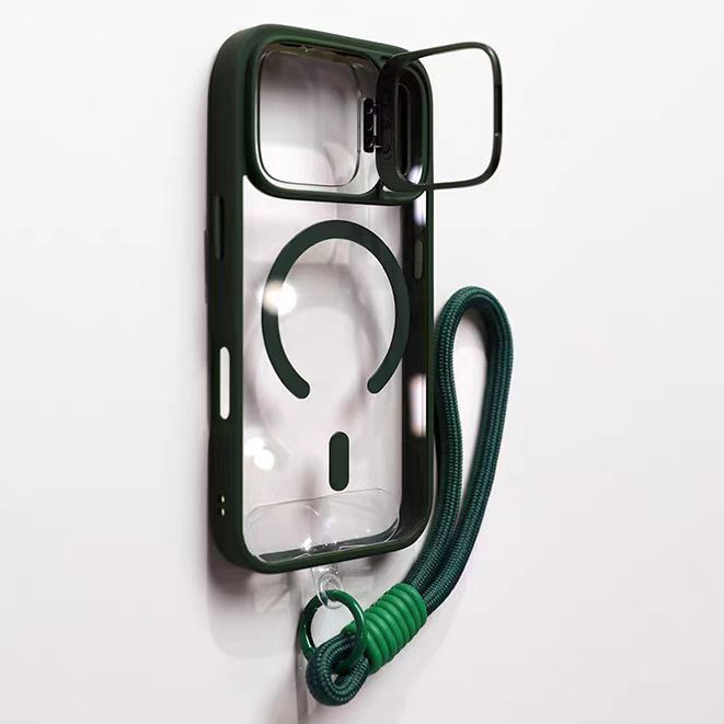 Ốp lưng cứng acrylic trong suốt có dây buộc tương thích cho iPhone 11 12 pro max 13 pro max 14 pro max 15 pro max 16 pro max 17 Pro max