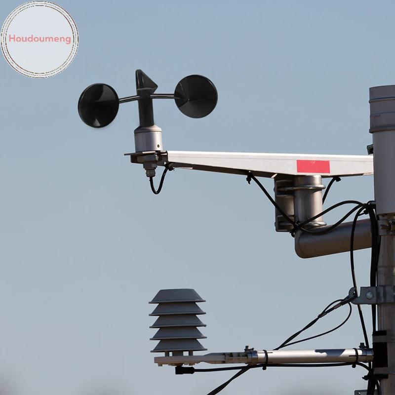 Hodou Máy Đo Tốc Độ Gió 3 Cốc, Cảm Biến Giám Sát Gió, Anemometer, Theo Dõi Hướng Gió