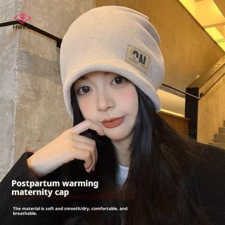 HWETR Thời Trang Chữ Dệt Kim Mũ Cotton Cho Nữ Màu Trơn Baggy Slouchy Beanie Hip Hop Thường Ngày Thu Đông Ấm Áp Mới