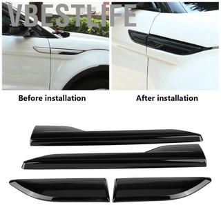 VBESTLIFE KIMISS 4 Cái Xe ABS Side Air Vent Outlet Cover Trim cho Evoque 2012-2018 (Màu đen)