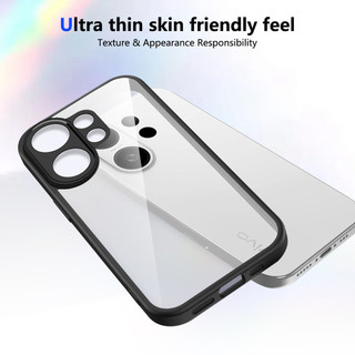 Dành Cho Vivo V60 5G / V60E Ốp điện thoại Cứng Aryclic Trong Suốt Khung Silicon Mềm Chống Rơi Mỏng Bao
