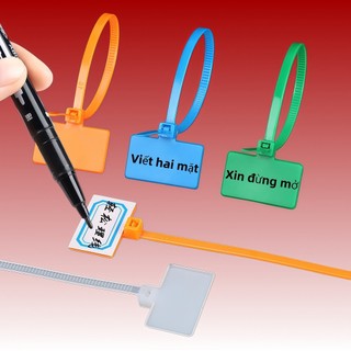 100 dây rút nhãn - Dây Rút Thẻ Tag Nhiều Màu (100 sợi/bịch)-Dây Rút Ghi Chú, Đánh Đấu Dây Điện-SUNND