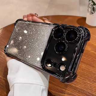 Ốp Điện Thoại Lấp Lánh Sáng Bóng Sang Trọng Cho Xiaomi Poco M7 C85 C71 C75 F7 X7 Pro Siêu Trong Suốt Mạ Điện Silicon Mềm Chống Sốc