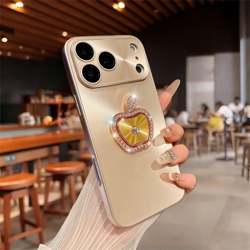 Ốp điện thoại Flash Diamond Stand cho IPhone 17 Pro Max 16 12 13 14 15 Pro Max 15 16 plus Vỏ có Camera Bảo vệ toàn diện Vỏ chống sốc Vỏ cứng Vỏ bảo vệ điện thoại