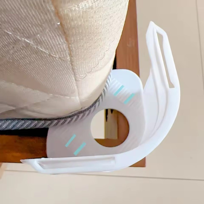 1 / 2 chiếc Kẹp ga gối vô hình / Kẹp Drap giường không pin chống trượt / Giá đỡ tấm không nhăn