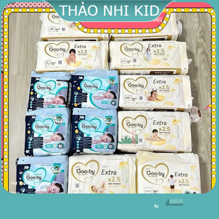 Bỉm ngày ,đêm Gooby Extra Quần/Dán siêu mỏng mềm, thấm hút tốt size dán NB/S/M quần M/L/XL/XXL/XXXL- THẢO NHI KID