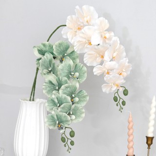 Hoa Lan Hồ Điệp Giả 3D Cao Cấp Cảm Ứng Thật 9 Đầu 98cm Trang Trí Nhà Cửa Phòng Khách Đám Cưới Sang Trọng Lớn Lụa Đẹp Thẩm Mỹ Phụ Kiện Chụp Ảnh Decor DIY Cắm Bình Nội Thất Studio Sự Kiện Backdrop Giống Thật Mềm Mại Bền Màu