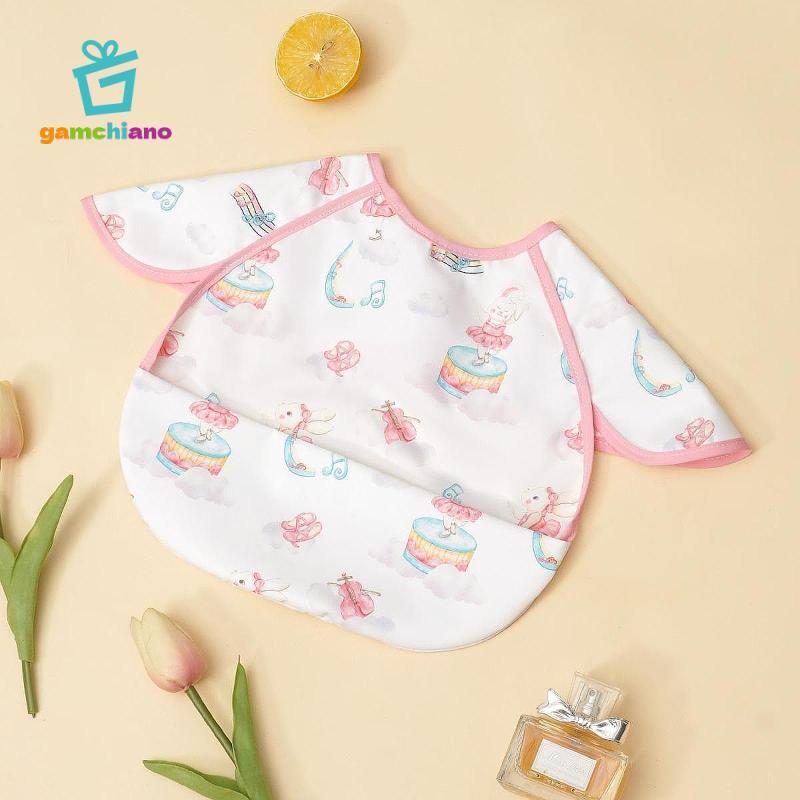 Yếm cho bé Thoải mái Ăn Smock Yếm cho bé ăn Tranh mẫu giáo