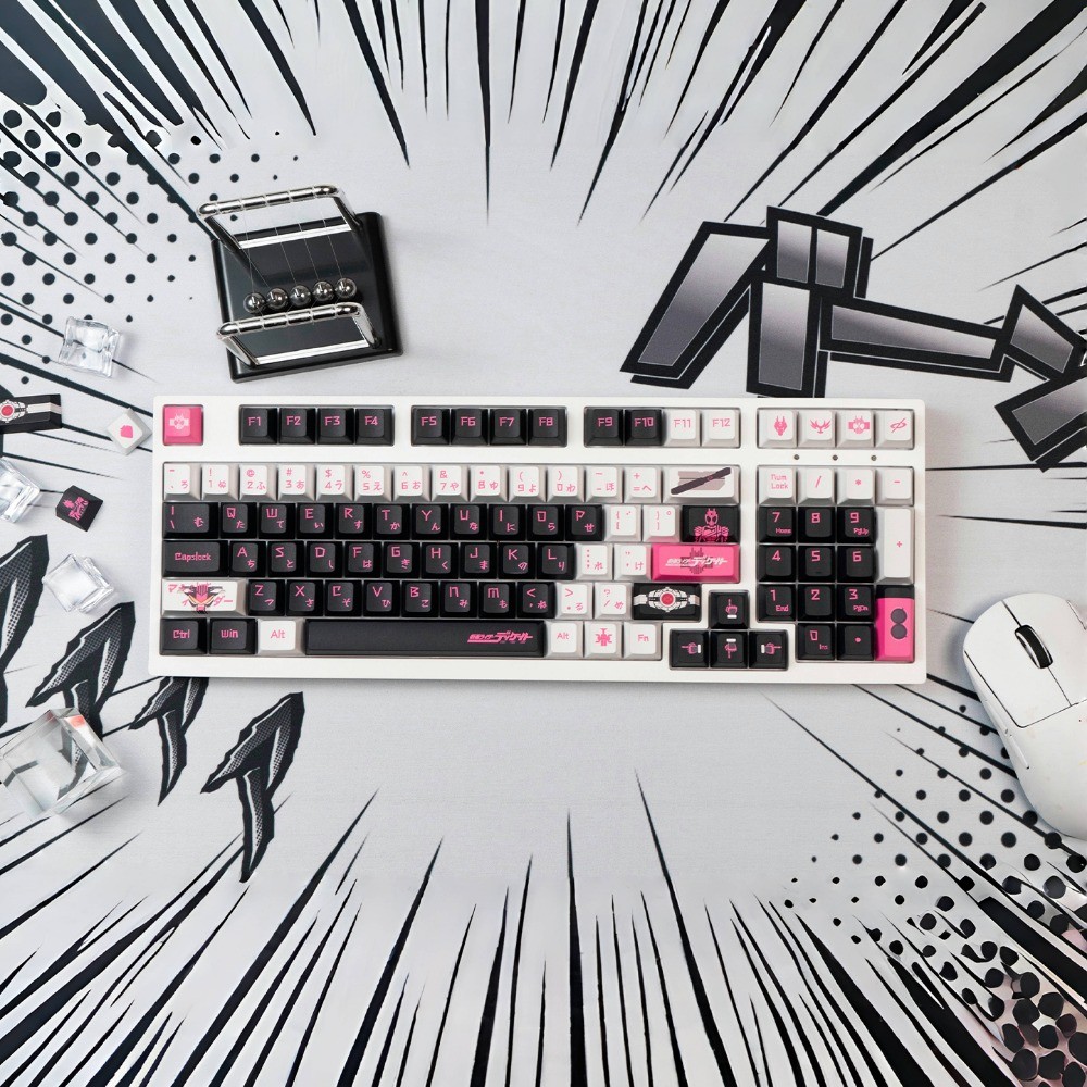 Kamen Rider Keycaps 129 / 94 Phím Cherry Profile PBT Wooting Aula F75 ...