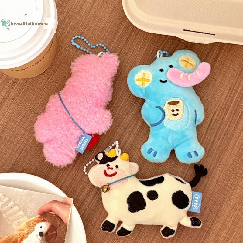BeautifulHomeA Hoạt Hình Sang Trọng Động Vật Búp Bê Mặt Dây Chuyền Móc Khóa Ba Lô Treo Mặt Dây Chuyền Trang Trí Hoạt Hình Sang Trọng Búp Bê Nhồi Bông Quà Tặng VN