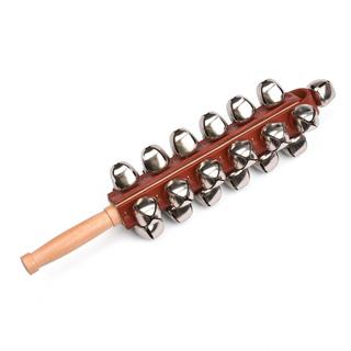 yingerjian.vn SHUAIGUO Tay Jingle Bells Xe trượt tuyết bằng gỗ Shaker Stick Nhạc cụ gõ cho kỳ nghỉ Giáng sinh tại nhà