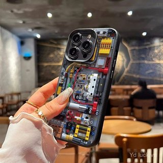 Bảng mạch Chuangyou Kết cấu da giả sáng tạo độc đáo Vỏ bảo vệ bán chạy Thích hợp cho iPhone 16 14promax 15pro 12pro 17 13 11 16plus Vỏ điện thoại chống sốc 17promax 17pro 16pro