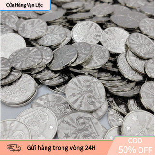 Đồng Xu Token Cho Máy Chơi Game Arcade Giá Rẻ, 1 bộ 10 cái, Thép Không Gỉ Cao Cấp, Kích Thước Đường Kính 25mm, Trọng Lượ