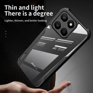 Ốp Acrylic Trong Suốt Cho Honor X7d X 7D HonorX7d 4G 5G 2025 Ốp Lưng TPU Mềm Siêu Mỏng Ốp lưng Chống Rơi Túi Khí Bảo Vệ Trong Suốt Ốp Lưng